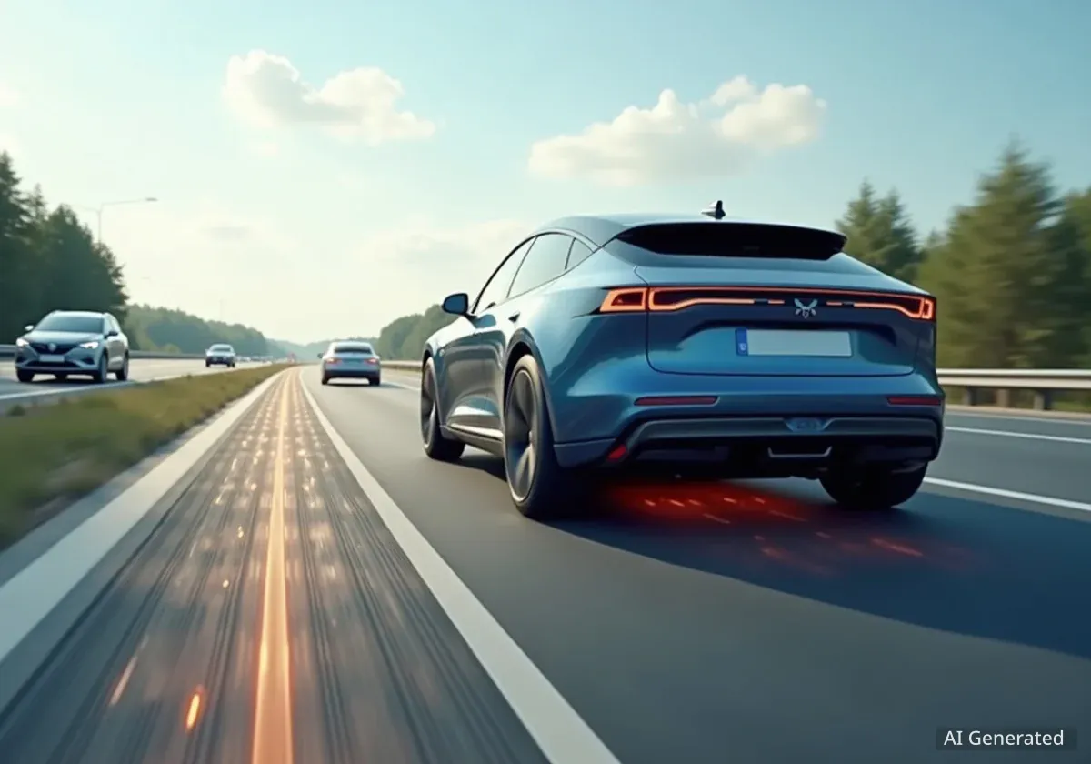 Induktives Laden für E-Fahrzeuge auf französischer Autobahn