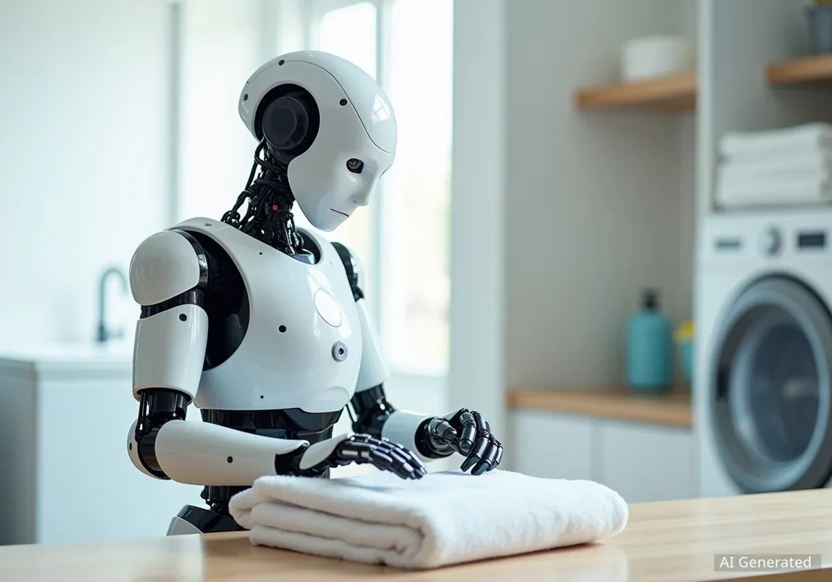 Tesla Optimus kann Wäsche falten