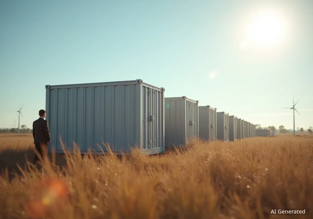 Akaysha Energy sichert 460 Millionen AUD für Batteriespeicher