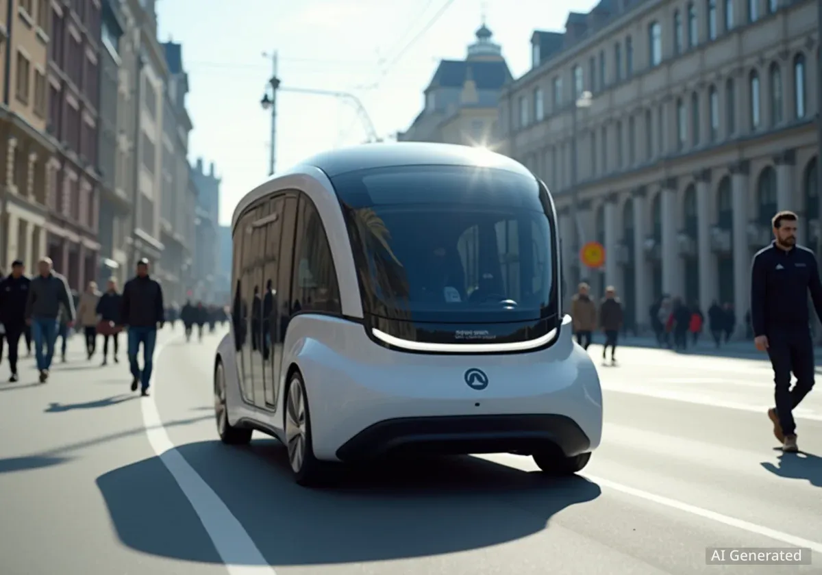 Autonomes Shuttle Holon Urban erhält KBA-Zulassung