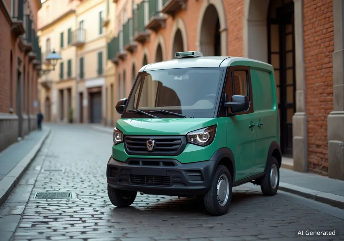 Piaggio Porter NPE: Elektrischer Kleintransporter startet