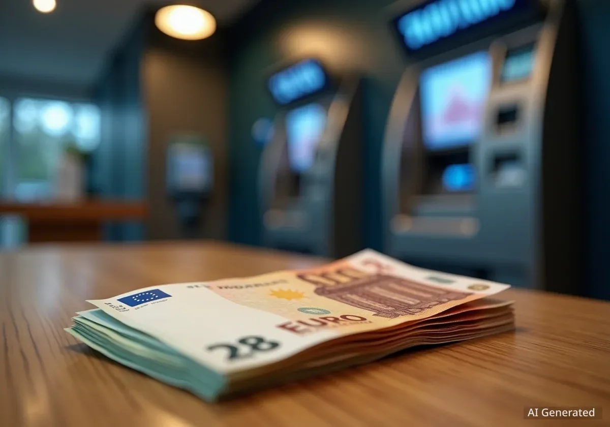 Geringer ökologischer Fußabdruck von Euro-Banknoten