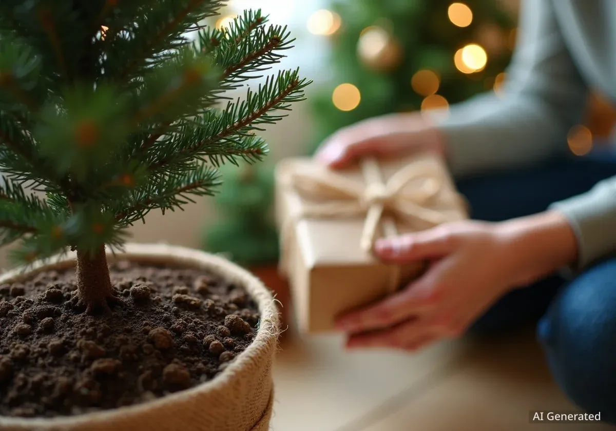 Nachhaltiges Weihnachtsfest: Tipps für Baum und Geschenke