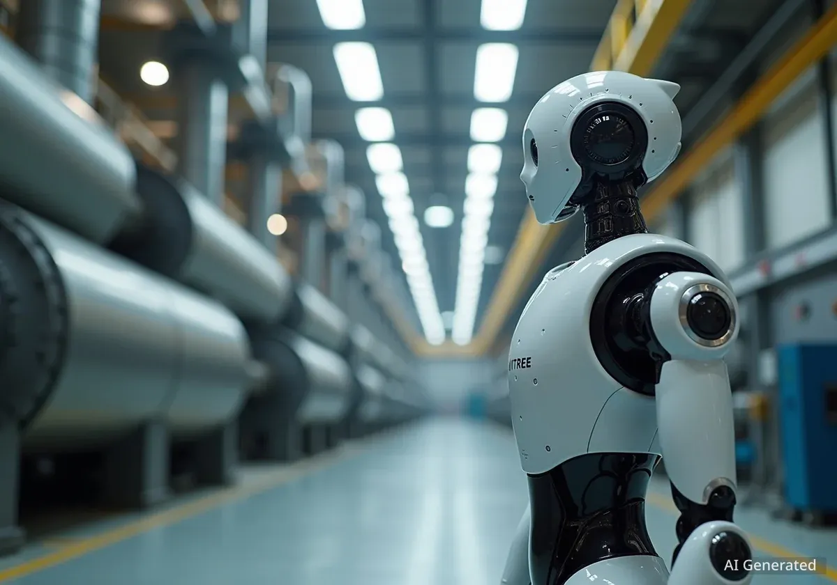 Humanoider Roboter Hoxo in Atomkraftwerken getestet