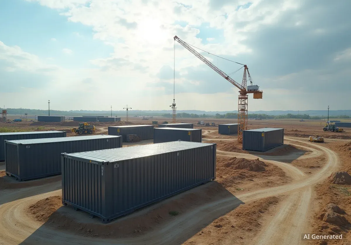 Eco Stor startet Bau von 300MW Batteriespeicher in Förderstedt