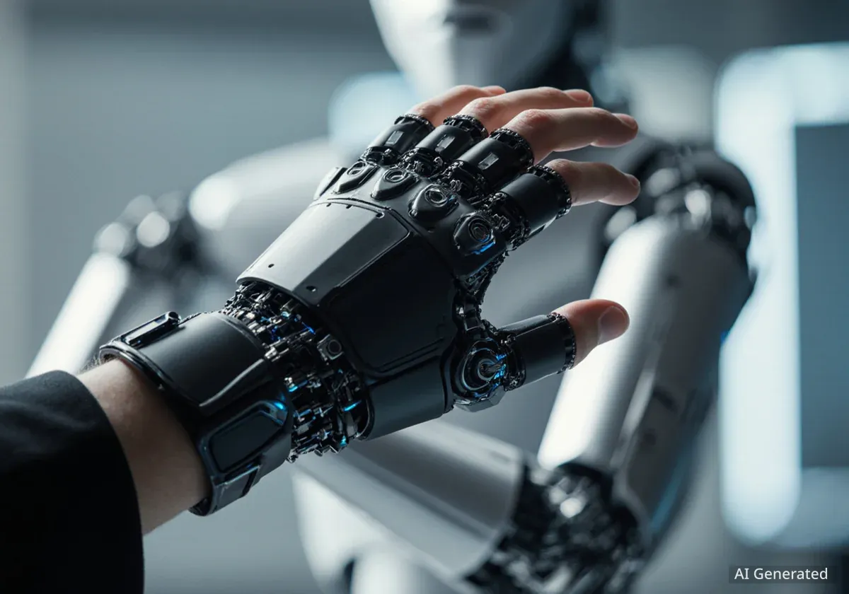 Manus Metagloves Pro Haptic verbessern Robotik-Training