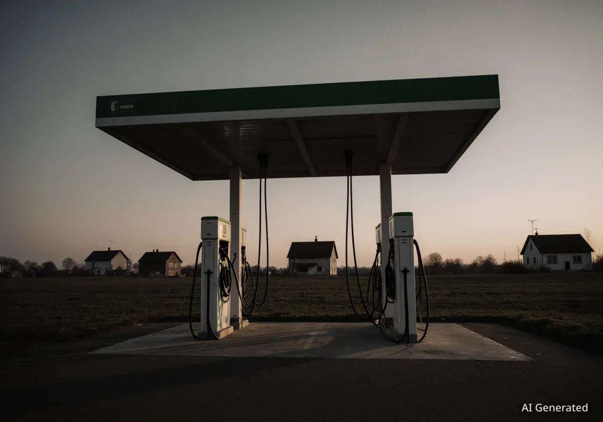 Ladelücken für E-Autos in deutschen Gemeinden