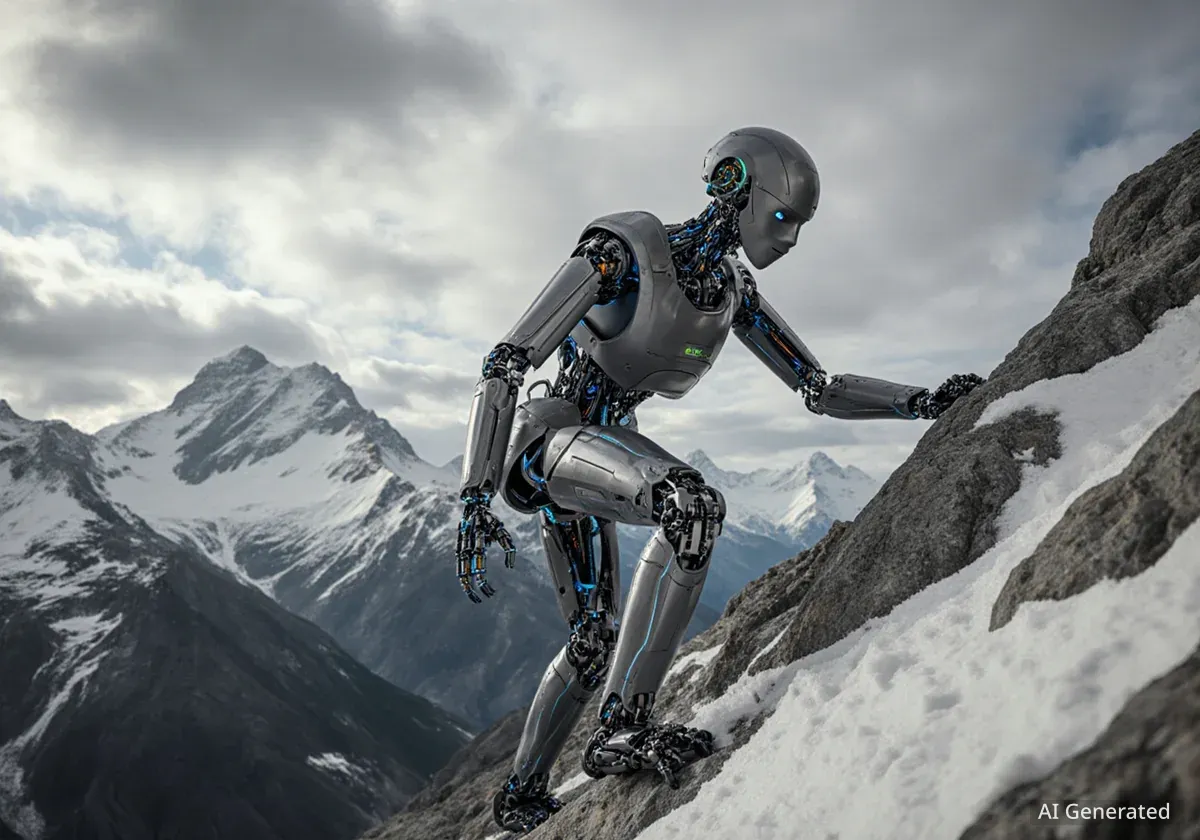Humanoider Roboter Pemba erklimmt Chimborazo