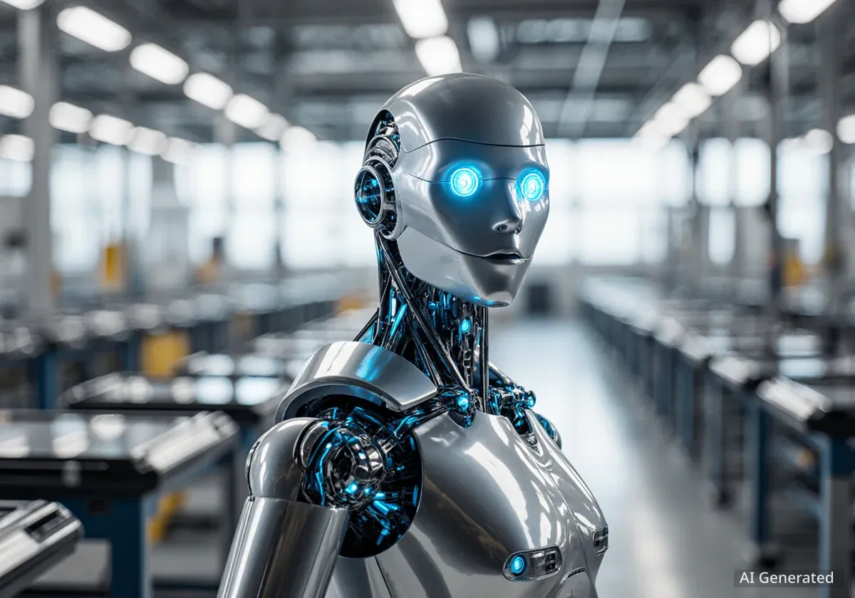AGIBOT streamt humanoide Roboter aus Fabrik