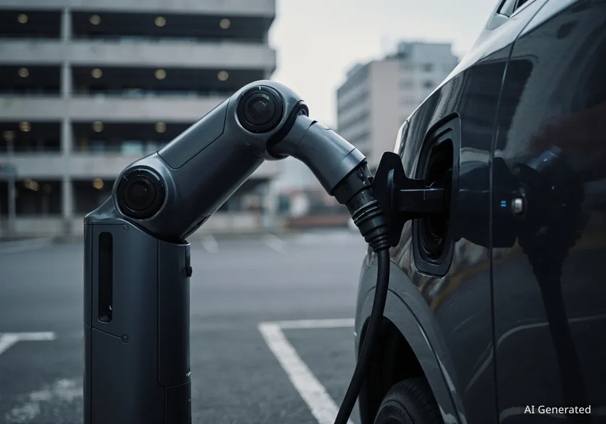 VW testet autonomen Laderoboter in Dresden