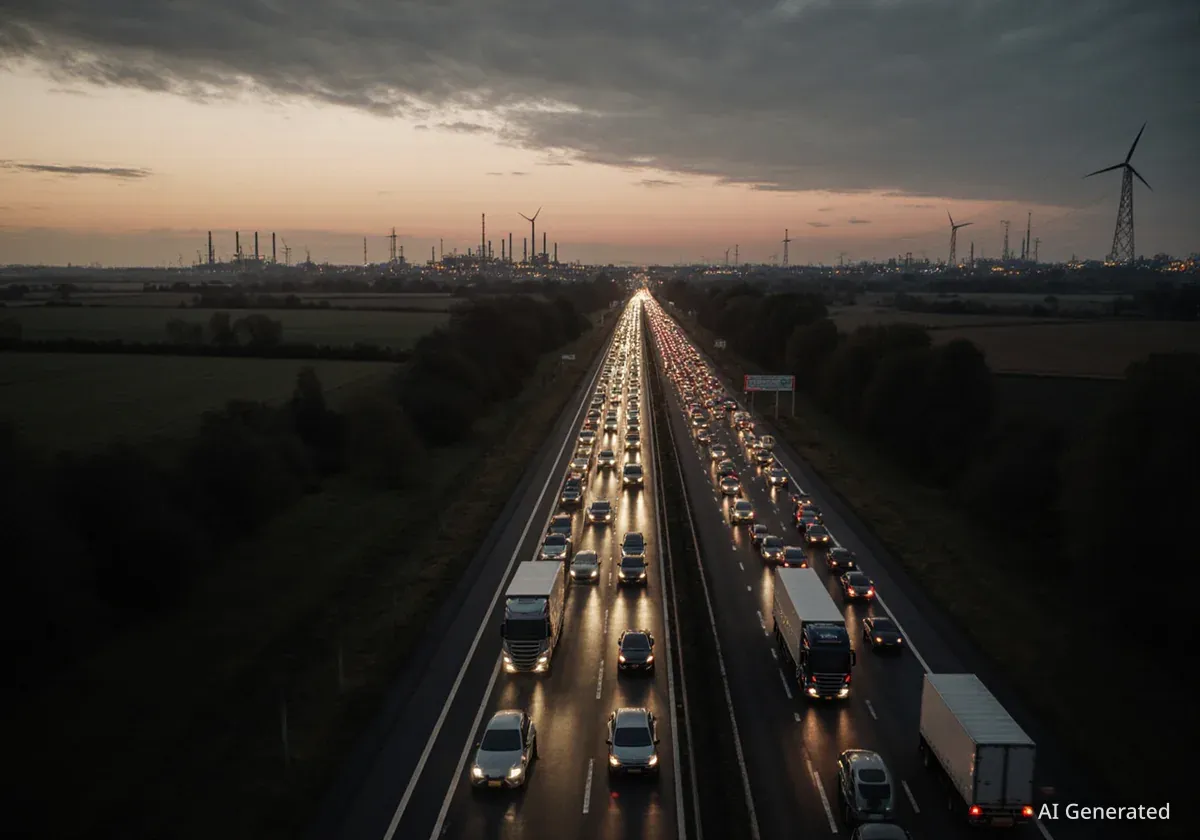 Deutschlands Straßenverkehr: Hoher Energieverbrauch stagniert