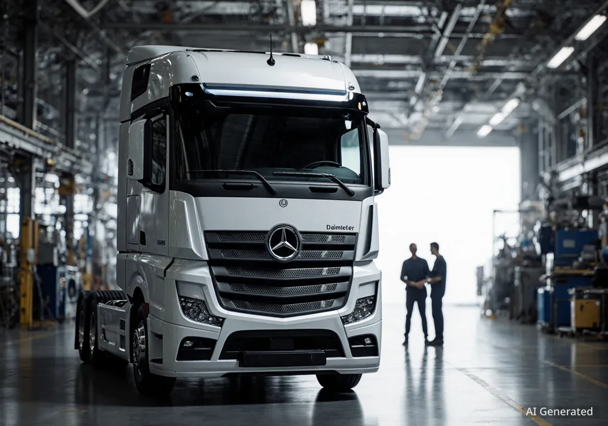 Daimler Truck erwartet starke Konkurrenz aus China