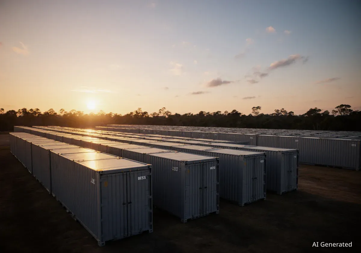 Quinbrook plant 520-MW-Batteriespeicher in Canberra