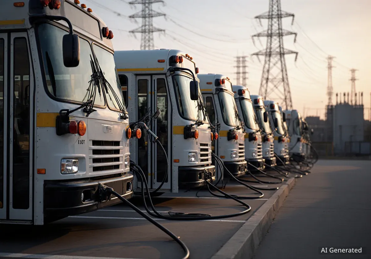 Elektrische Schulbusse stabilisieren US-Stromnetz