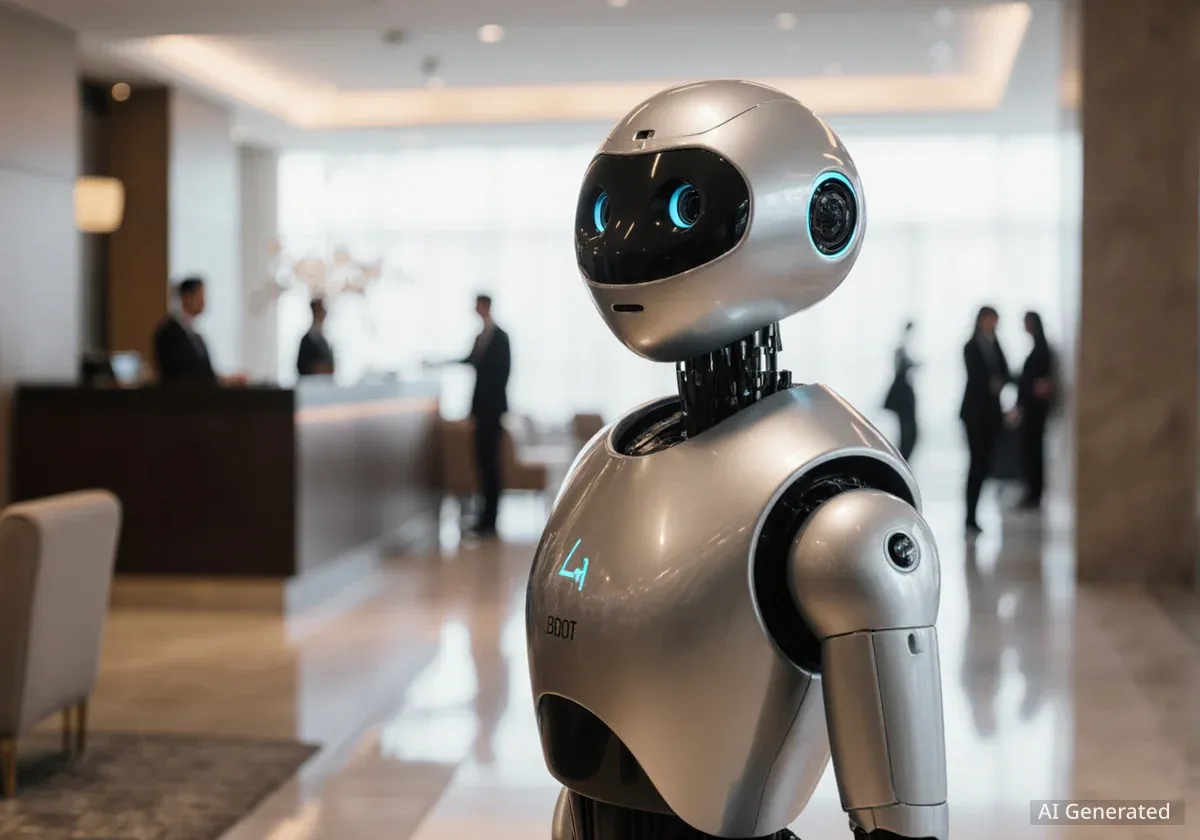 AGIBOT A3 Ultra Roboter in Hotels und Geschäften im Einsatz