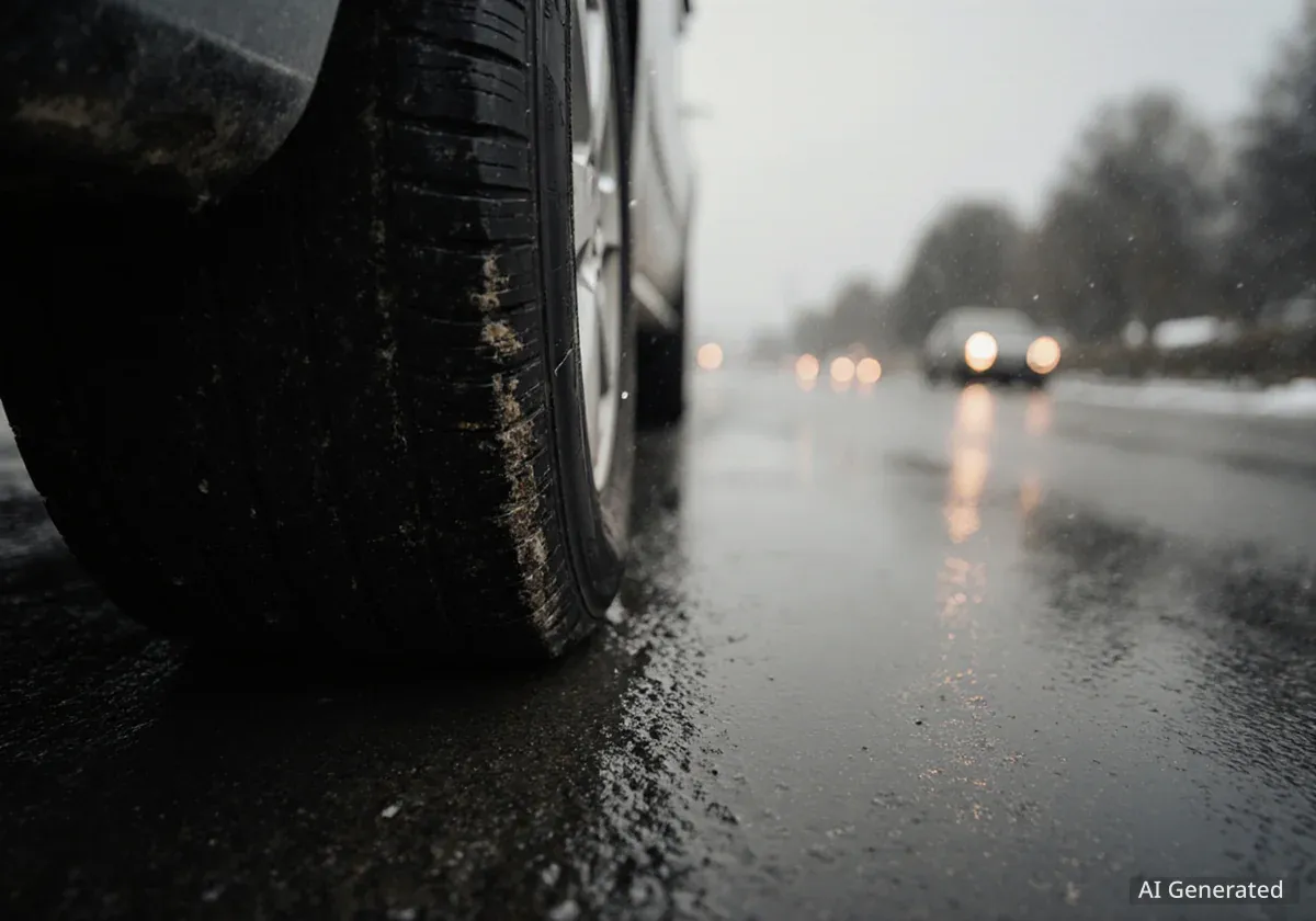 ADAC warnt: Gefahr durch abgefahrene Winterreifen