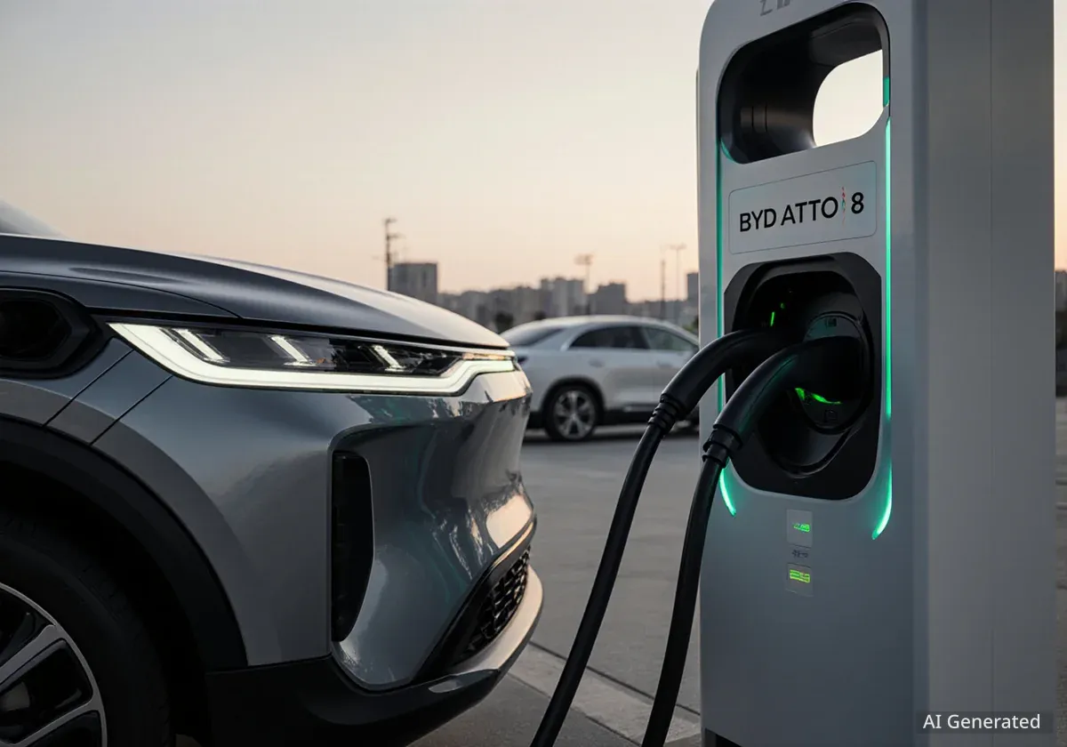BYD Atto 8: Europas erstes Flash Charging E-SUV