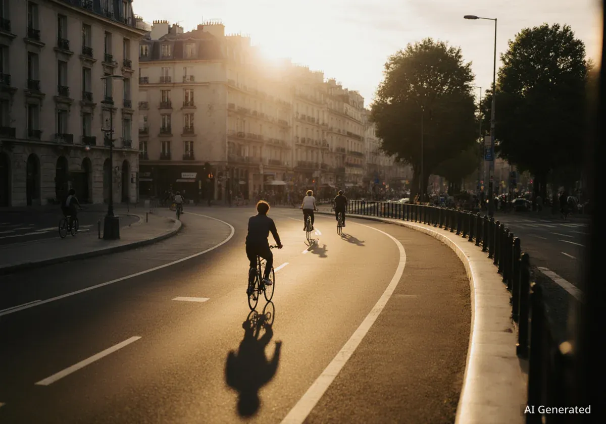 Paris investiert 200 Millionen Euro in Radwegeausbau